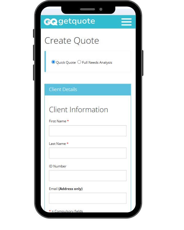 Medical Aid Comparison Software with Get Quote software 
