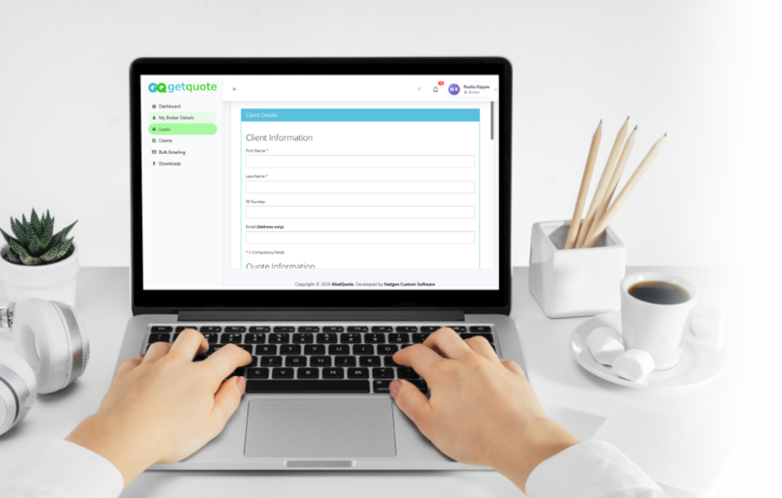 Medical Aid Comparison Software with Get Quote 
